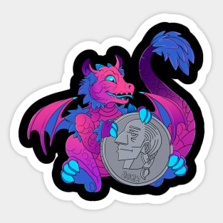 Bi Pride Pocket Dragon Sticker